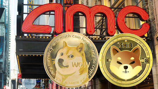 AMC Theatres ජංගම යෙදුම Dogecoin, Shiba Inu සහ තවත් බොහෝ කාසි මගින් ගෙවීම් පිළිගනී.