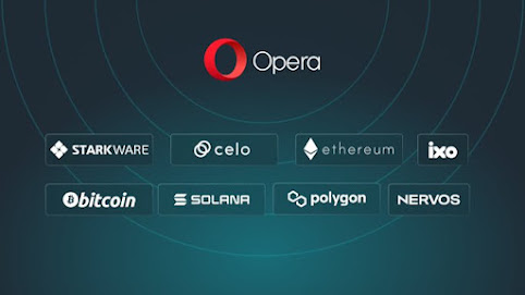 Opera විසින් Bitcoin, Solana, Polygon සහ තවත් blockchains පහක් ඒකාබද්ධ කරයි.