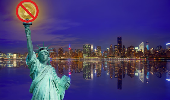 New York ප්‍රාන්ත සභාව හරිත බලය භාවිතා නොකරන නව BTC පතල් කැනීම් තහනම් කරයි.